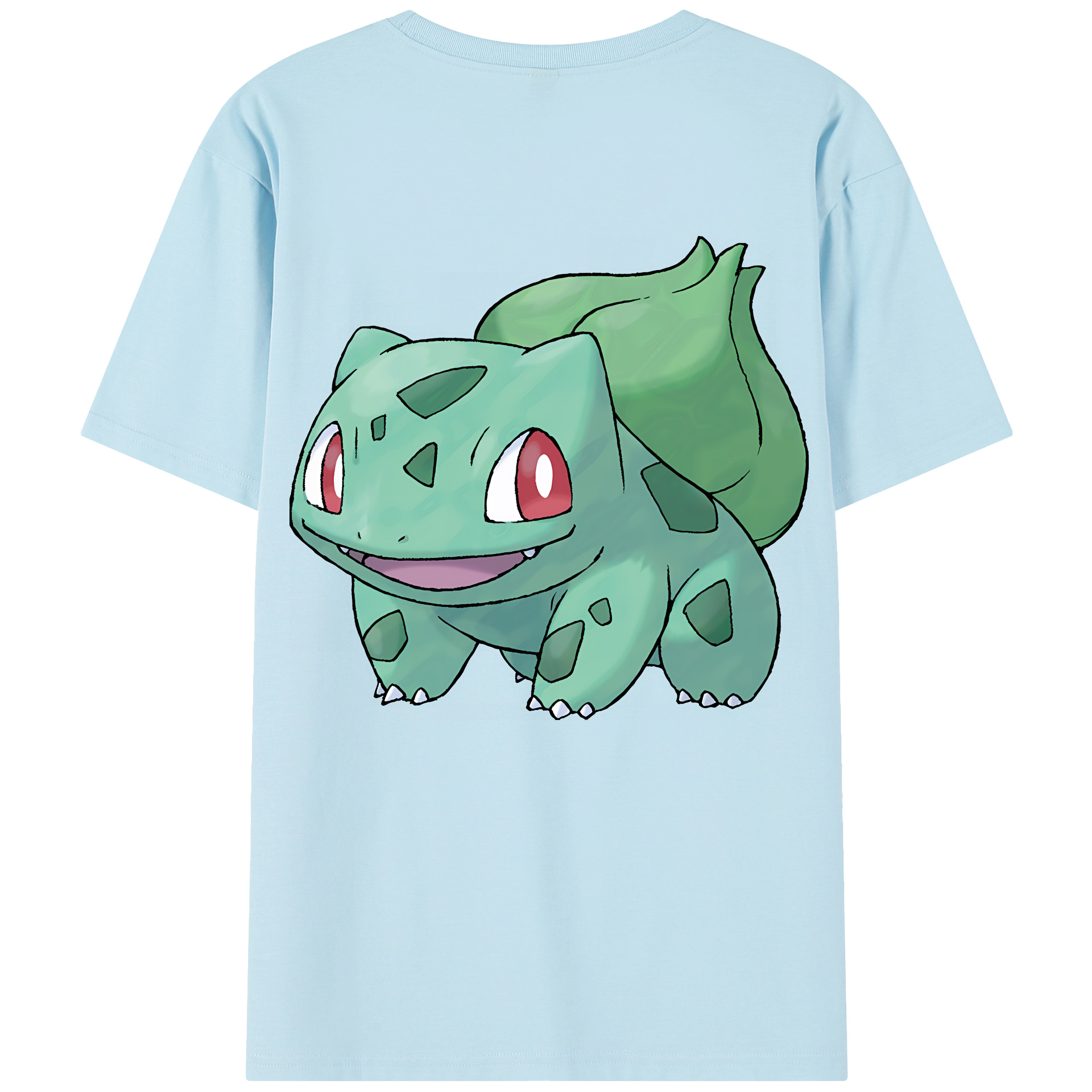 （画像用） ポケットモンスター Pokémon 綿100％半袖Tシャツ（背面プリント）